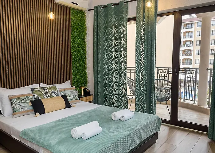 Apartman Stylish Flat With Free Pool Access, Bendita Mare By Flat Mаnаger Várna